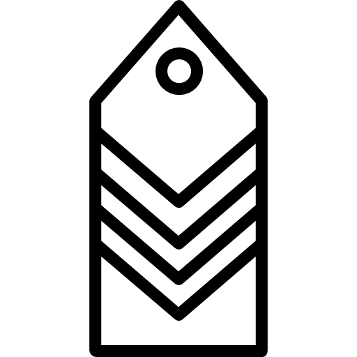 Badge rank badge army icon
