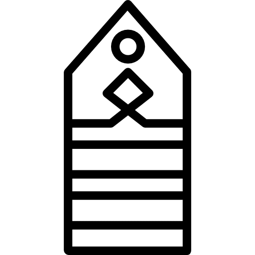 Badge rank military badge icon