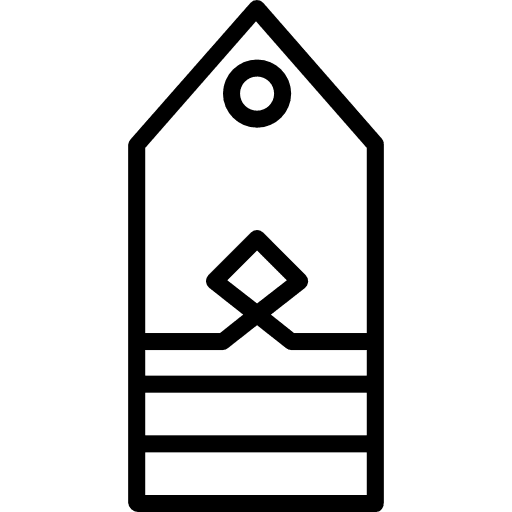 Badge shapes and symbols army rank icon