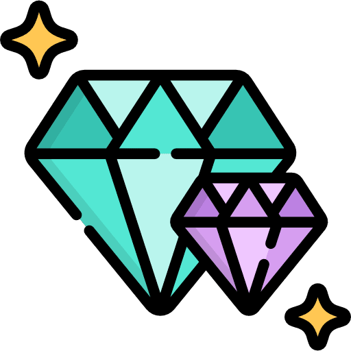 Diamond precious stone jewel diamond icon
