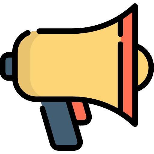 Demostration protest megaphone demostration icon