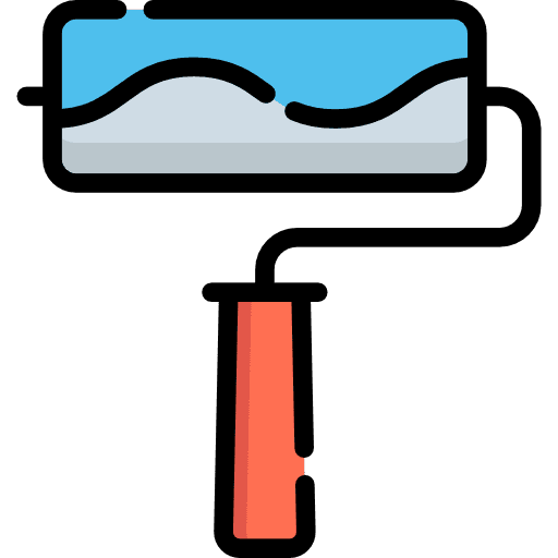 Paint roller roller paint roller paint icon