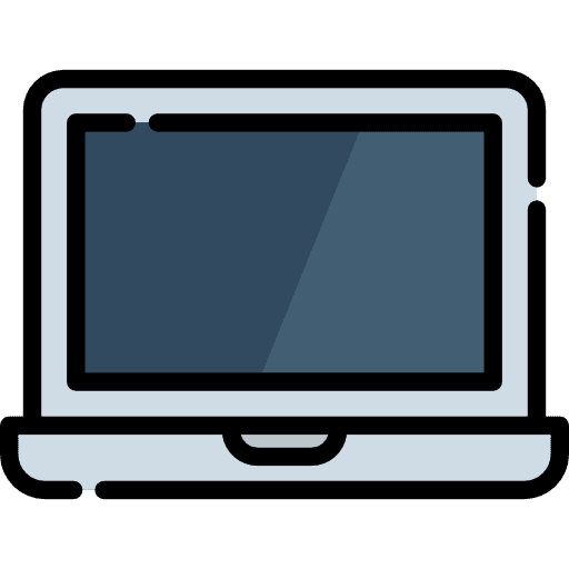 Tools and utensils computers laptop technology icon