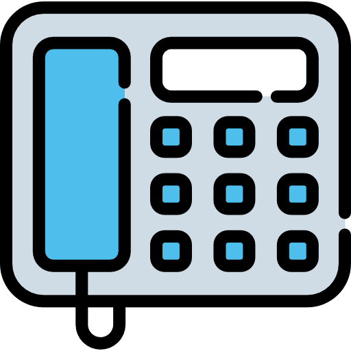 Domestic phone hand phone networking telephone icon