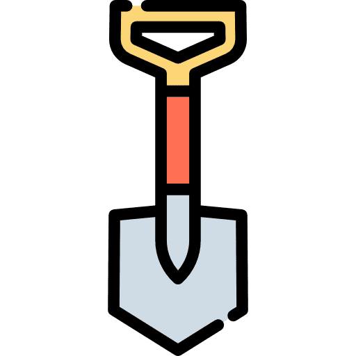 Gardener gardening tools real estate gardening icon