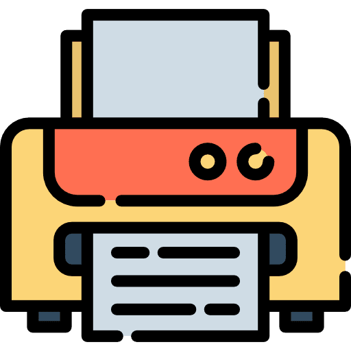 Paper printer printing paper printer printer icon