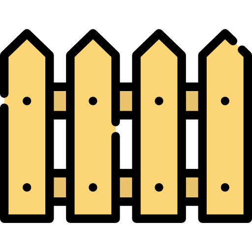 Picket buildings picket draws icon