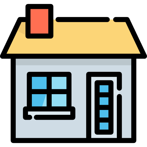 Roof construction window roof icon