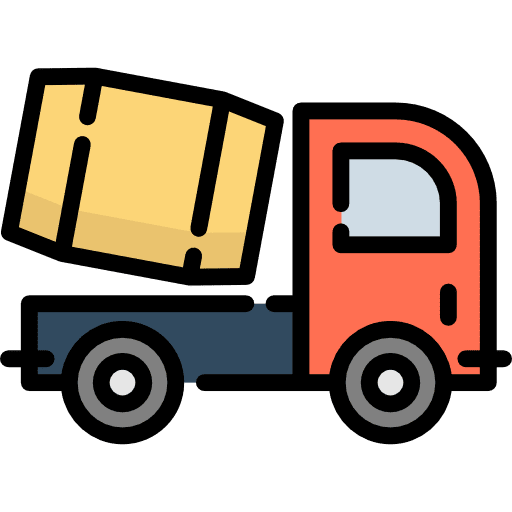 Trucks truck construction transportation icon