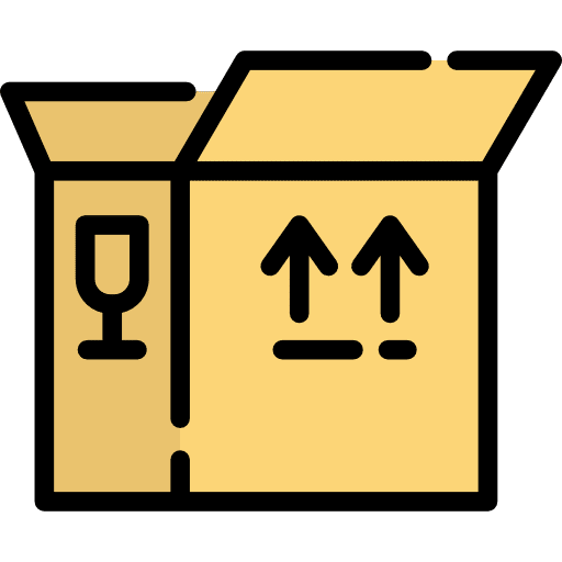 Packaging boxes package container icon