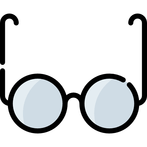 Reading glasses eyeglasses reading glasses look icon