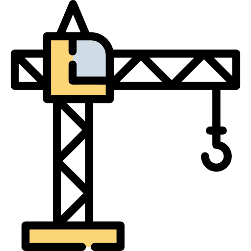 Winch hoist tower winch icon