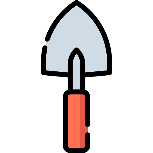 Garden work garden gardening shovel icon