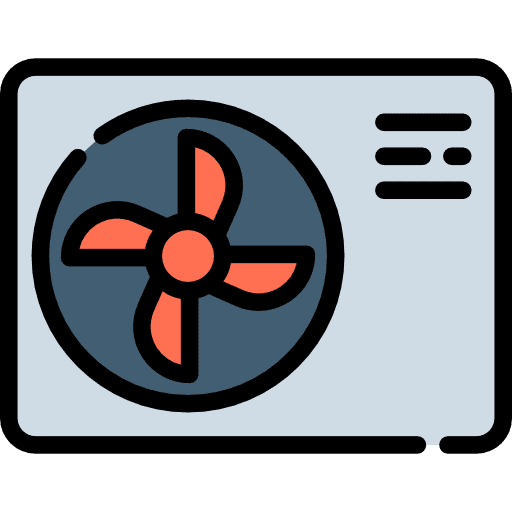 Cooling machine cooler propeller icon