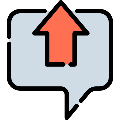 Dialogue speech balloon arrows speech bubble icon