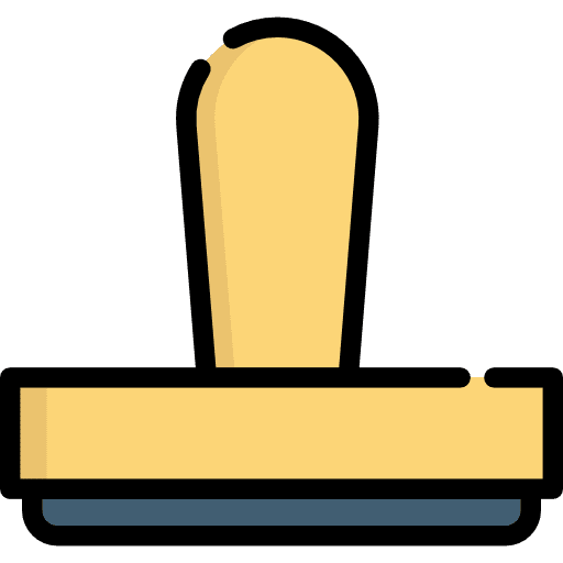 Paper work paper work prints certification icon