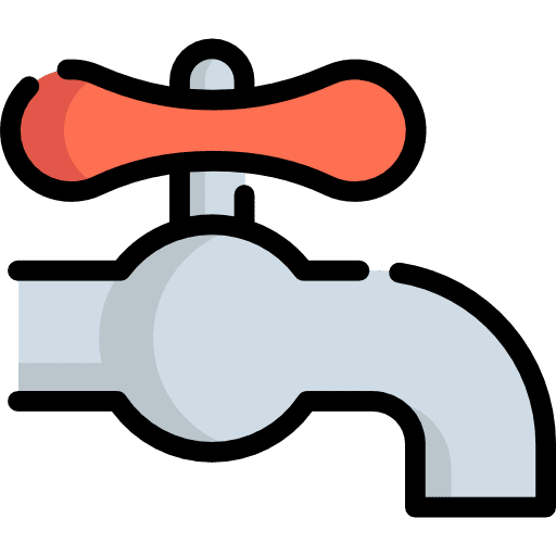 Plumbering water drop droplet icon