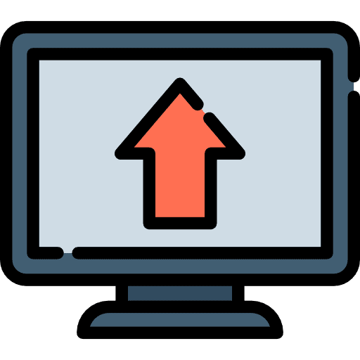 Blackboard board blackboard uploading icon