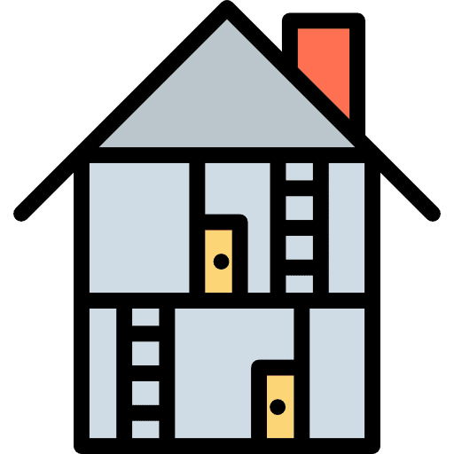 House things house buildings stairs icon