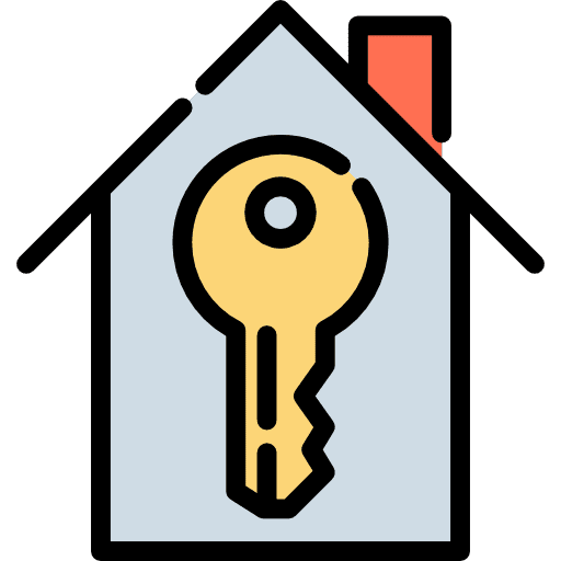 Real estate buildings home house icon