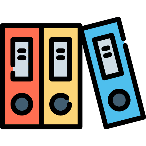 File storage storage file storage office material icon