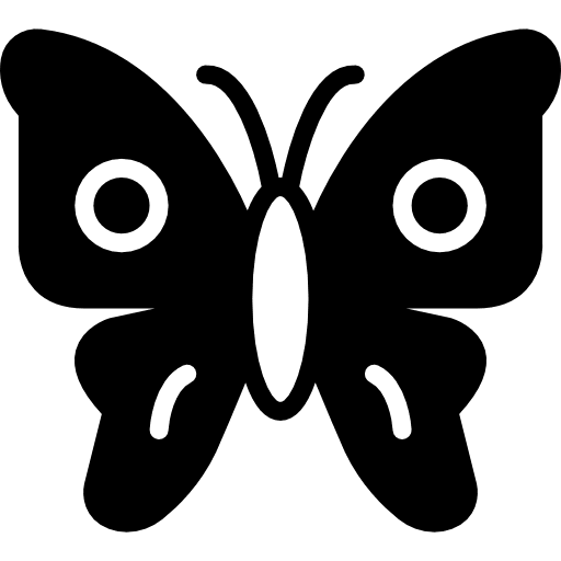 Butterfly bugs butterfly entomology icon