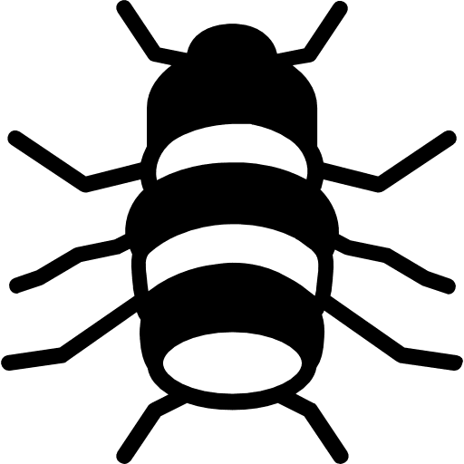 Flea bugs animals flea icon