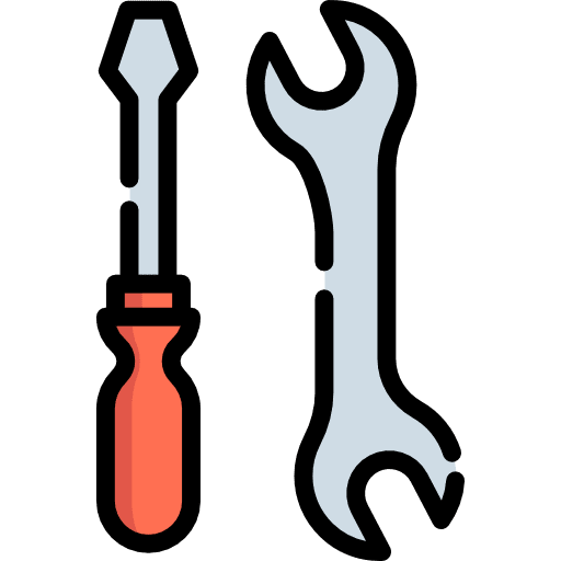 Mechanics mechanical screwdriver repair icon