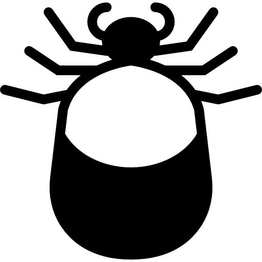 Tick mite insects animals icon
