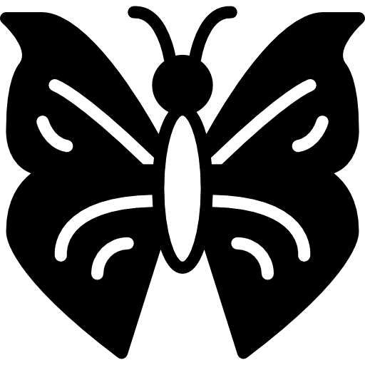 Butterfly bugs butterfly insects icon