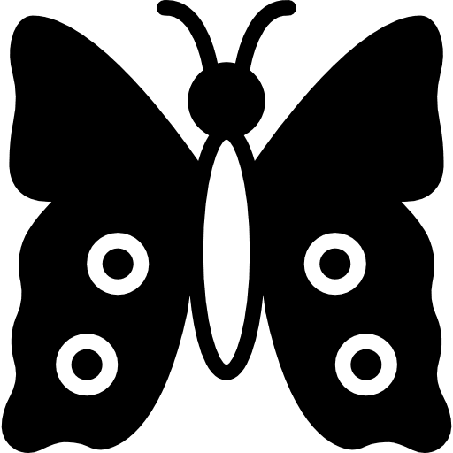 Butterfly insects animals bugs icon