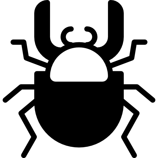Beetle entomology beetle insects icon