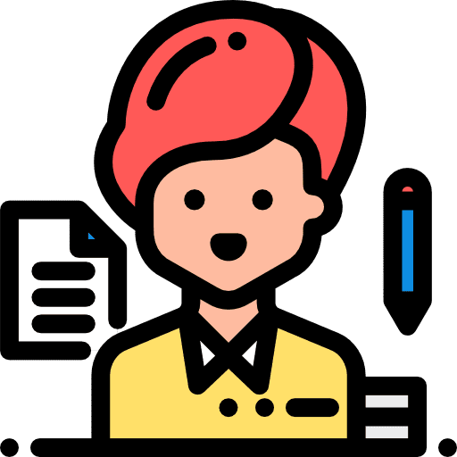 Secretary profession avatar professions and jobs icon