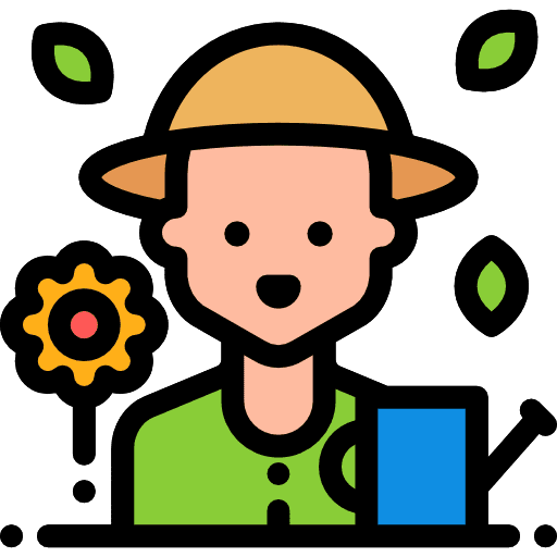 Gardener profession user avatar icon