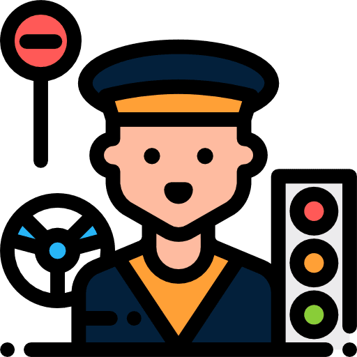 Taxi driver avatar taxi driver professions and jobs icon