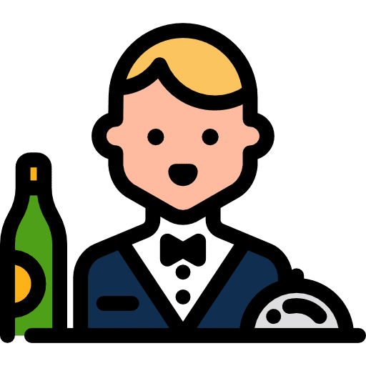 Waiter jobs user waiter icon