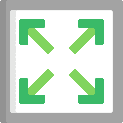 Enlarge enlargement resize increase icon