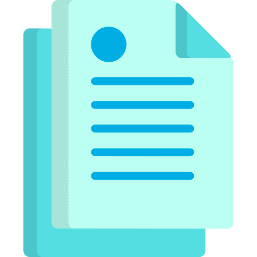 File archive interface document icon