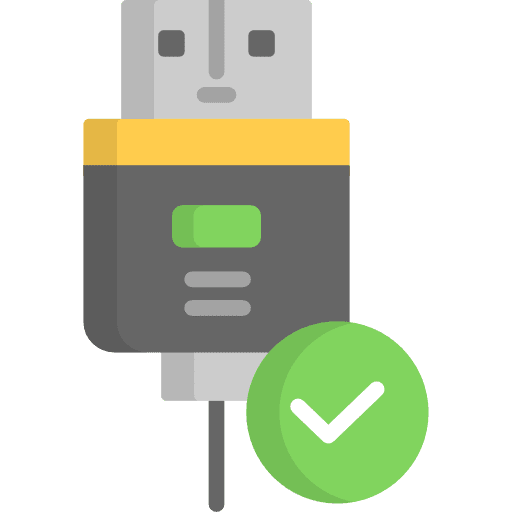Usb technology usb connection icon