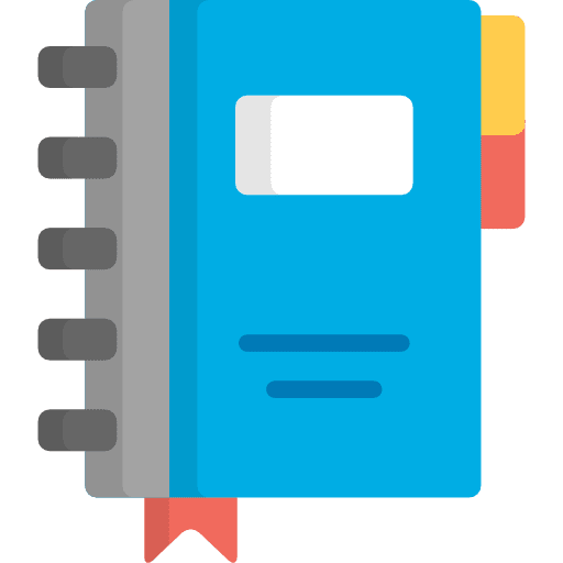Agenda agenda ui bookmark icon