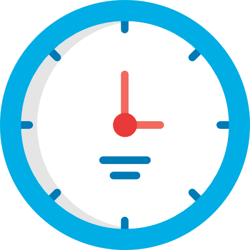 Clock time clock tools and utensils icon