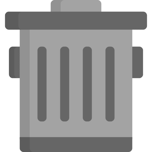 Garbage interface miscellaneous bin icon