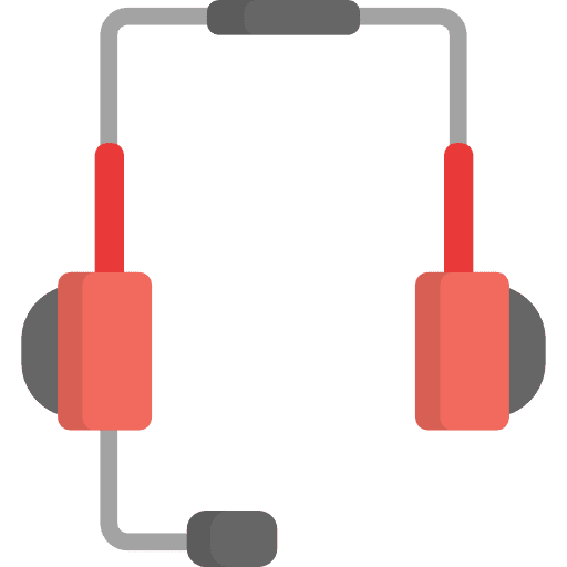 Headset technology communications microphone icon