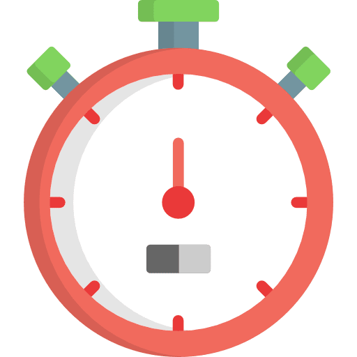 Stopwatch time and date tools and utensils wait icon