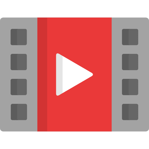 Video player google play ui movie icon