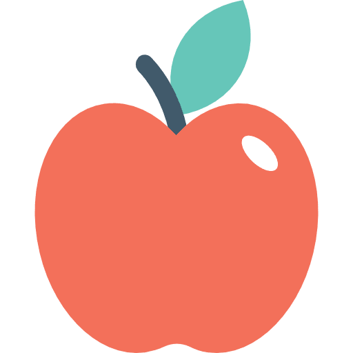Apple apple vegan vegetarian icon