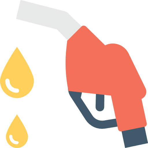 Gasoline pump fuel station industry miscellaneous icon