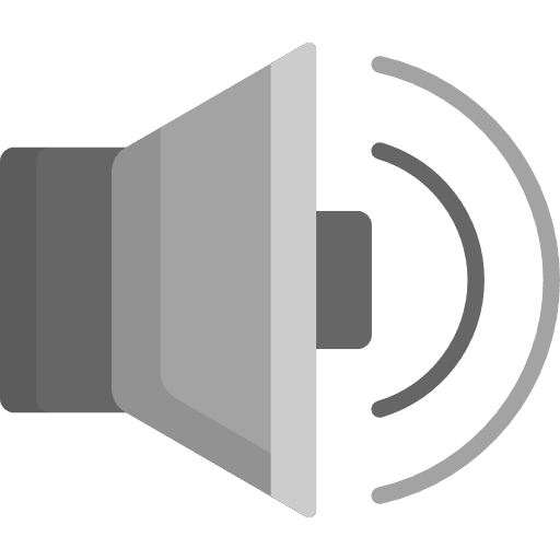 Volume sound interface multimedia icon