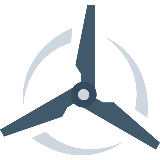 Eolic energy mill eolic energy ecology and environment icon