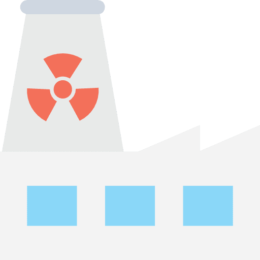 Nuclear plant nuclear plant buildings nuclear icon